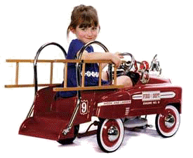 1928 Deluxe Kids Pedal Fire Truck