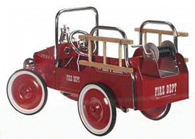 1928 Jalopy Kids Pedal Fire Truck