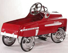 Classic Red Sedan Kids Pedal Car
